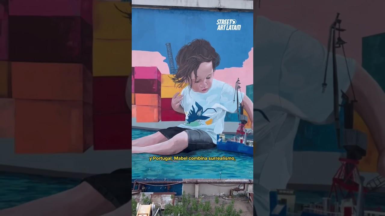 Mabel Vicentef, una de las grandes referentes del muralismo argentino