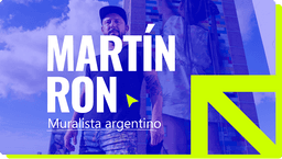 Imagen portada Entrevista a Martin Ron, muralista profesional argentino