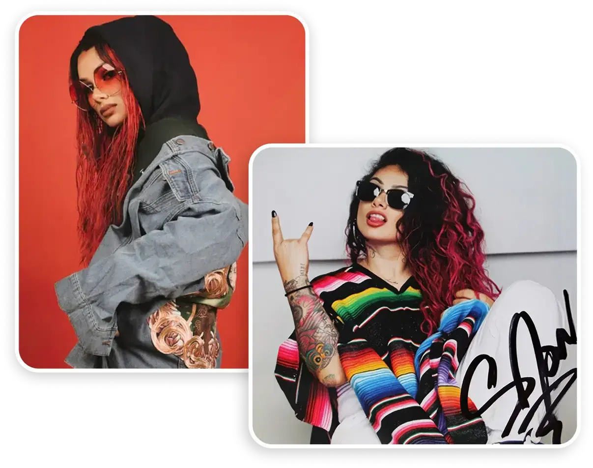 Snow Tha Product con prendas de su universo visual